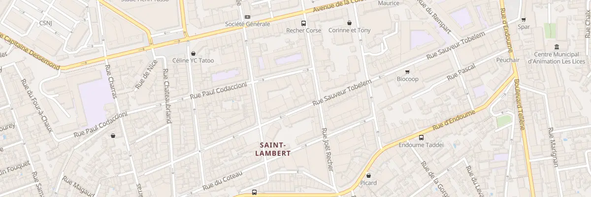 Plan du 34 Rue sauveur tobelem à Marseille 7e Arrondissement