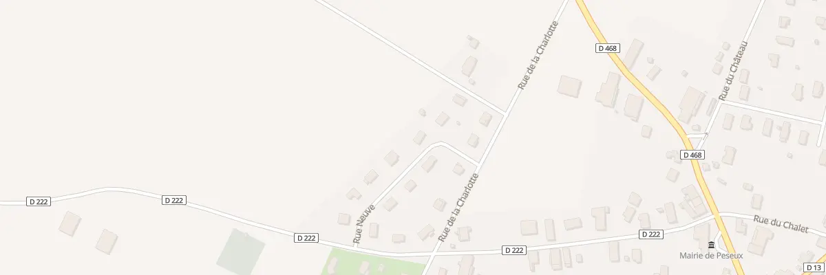 Plan du 9 Rue Neuve à Peseux