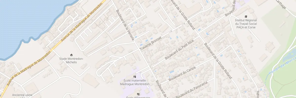 Plan du 24 Tra Bronzet à Marseille 8e Arrondissement