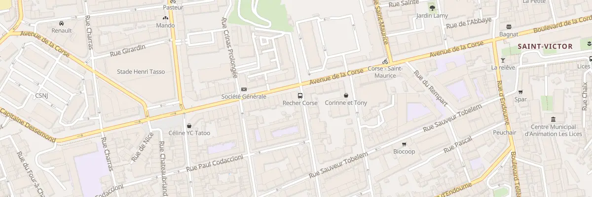 Plan du 47 Av de la Corse à Marseille 7e Arrondissement