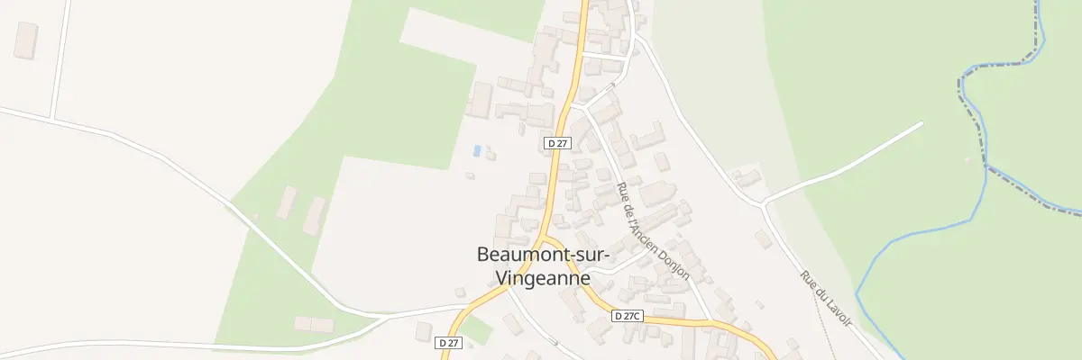 Plan du 12 Rue des Chateaux d’Eau à Beaumont-sur-Vingeanne