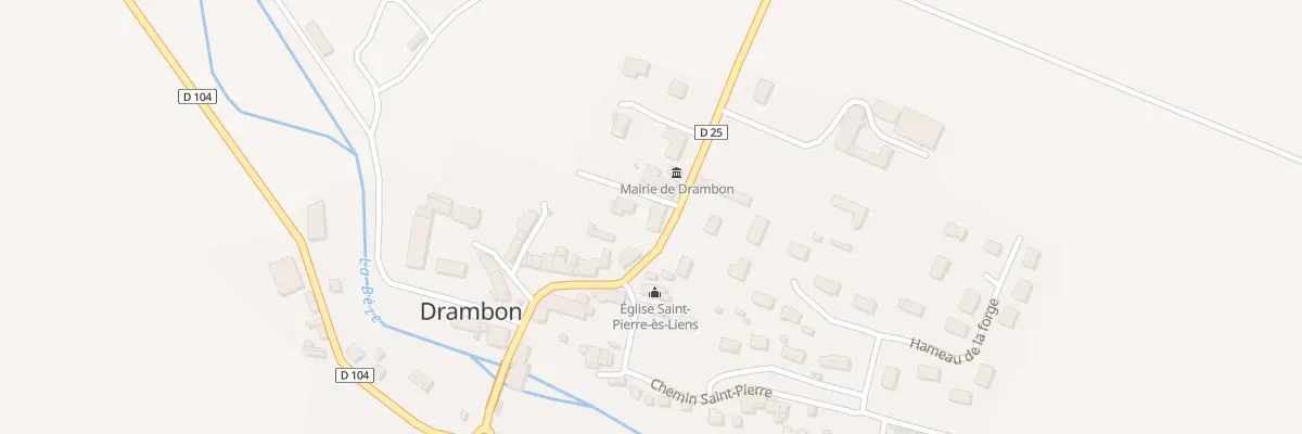 Plan du 3 Rue du Parterre à Drambon