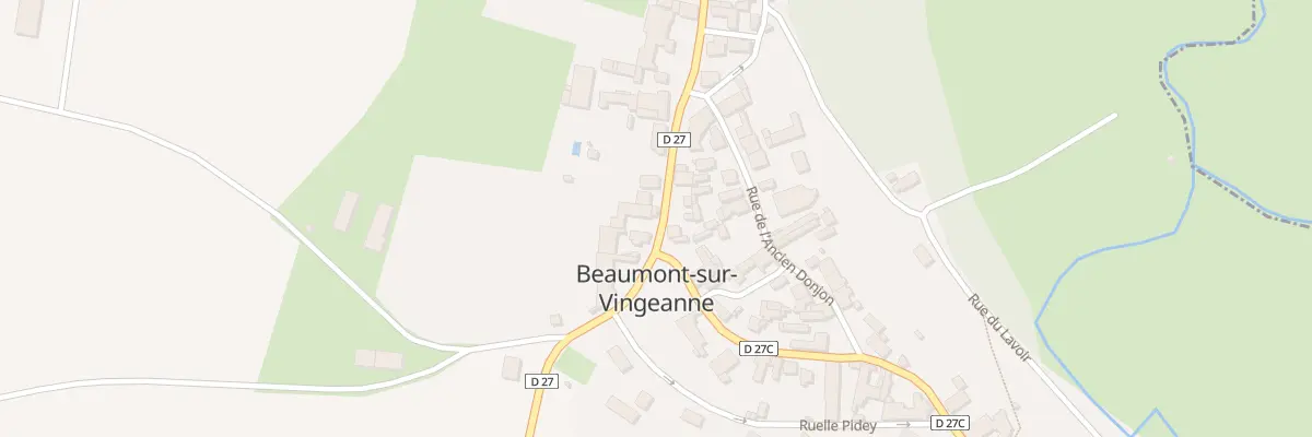 Plan du 14 Rue des Chateaux d’Eau à Beaumont-sur-Vingeanne