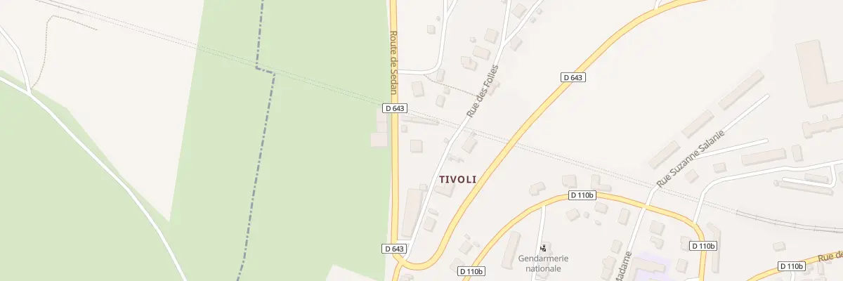 Plan du 3 Rte de Sedan à Montmédy