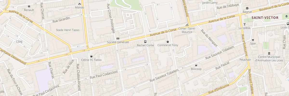 Plan du 2 Rue joel recher à Marseille 7e Arrondissement