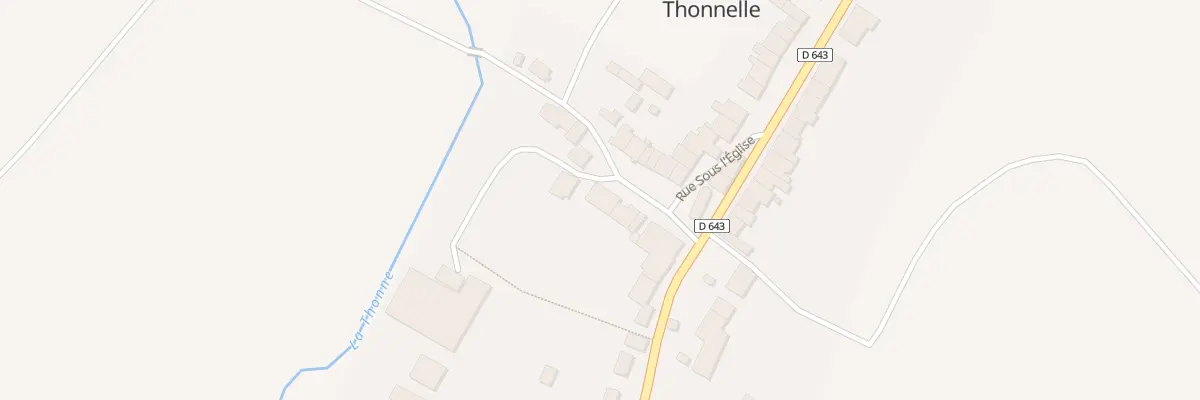 Plan du 3 Rue de l’Eglise à Thonnelle