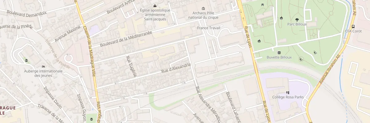 Plan du 4 Rue d’alexandrie à Marseille 15e Arrondissement