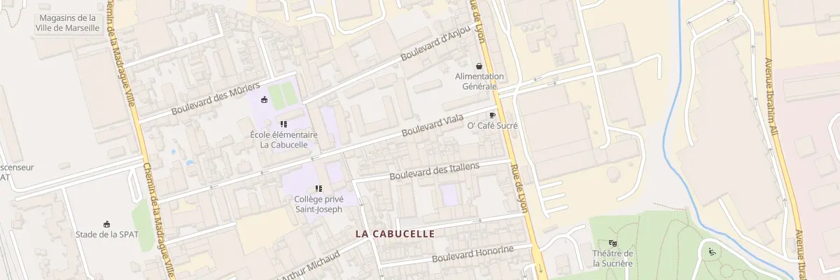 Plan du 23 Bd Viala à Marseille 15e Arrondissement