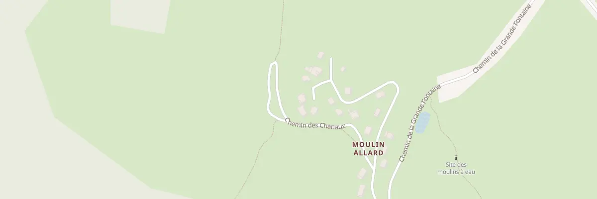 Plan du 389 All des Pres du Moulin à Vassieux-en-Vercors
