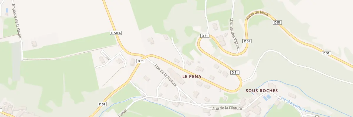 Plan du 5099 Le Pena à Balanod