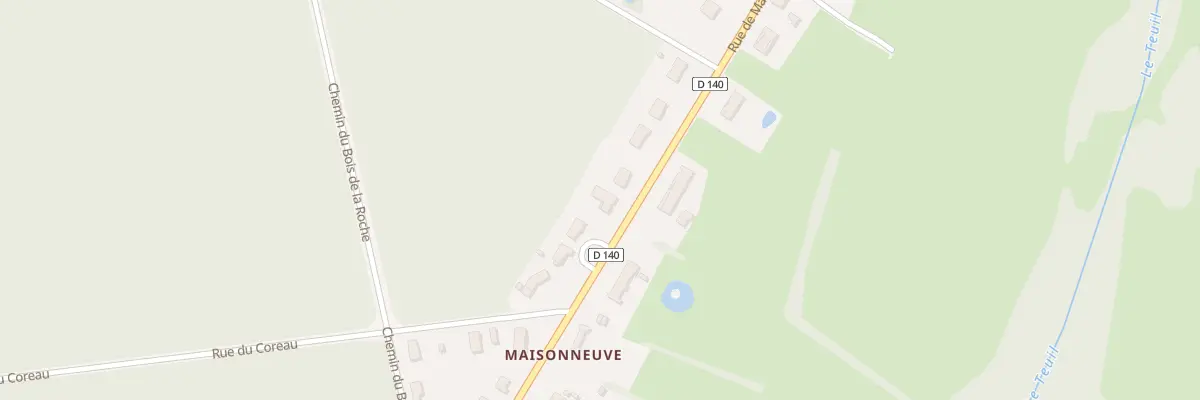 Plan du 570 Rue de Maisonneuve à Saillenard