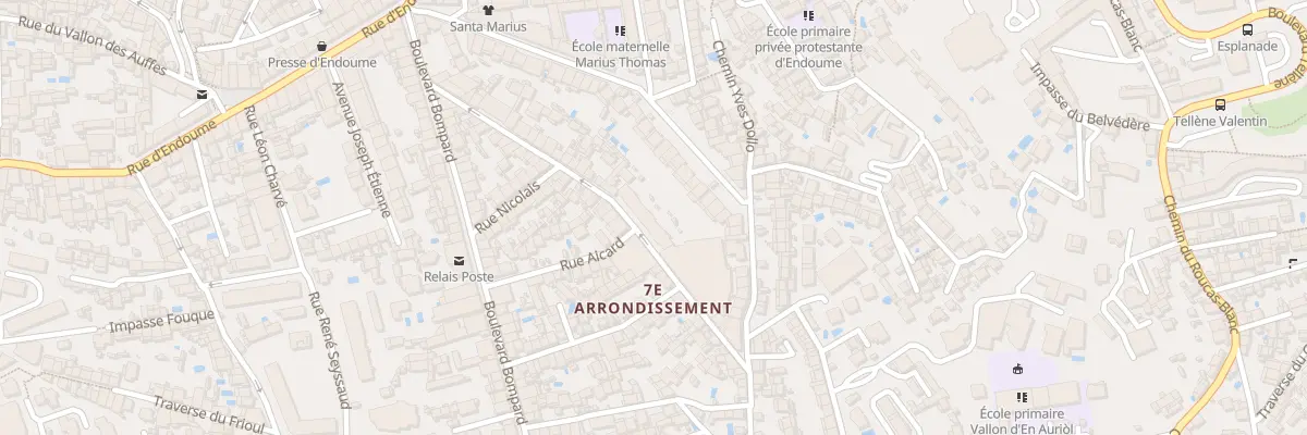 Plan du 41 Rue michel gachet à Marseille 7e Arrondissement