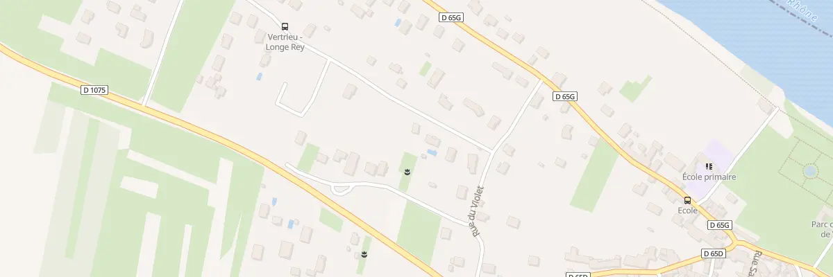 Plan du 73 Rue Longe Rey à Vertrieu