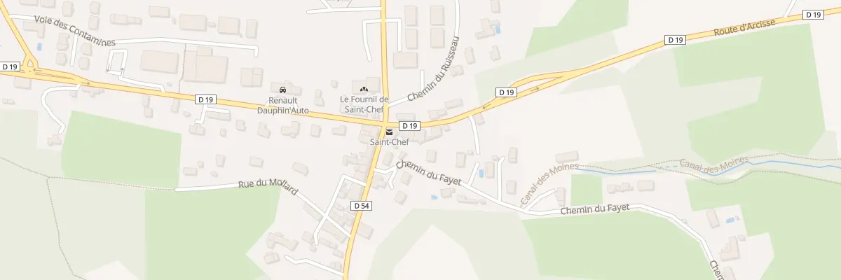 Plan du 4 Rte d’Arcisse à Saint-Chef