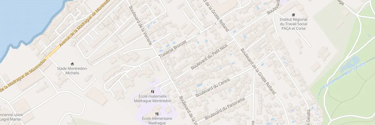 Plan du 24 Bd du Petit Nice à Marseille 8e Arrondissement
