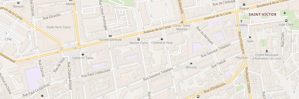 Plan du 7 Rue joel recher à Marseille 7e Arrondissement