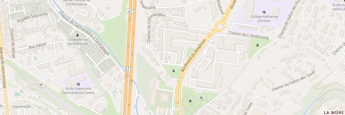 Plan du 5001F Res Val Pins à Marseille 15e Arrondissement