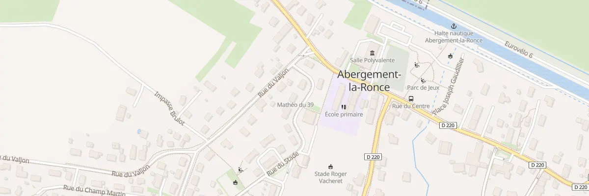 Plan du 4 Rue du Stade à Abergement-la-Ronce