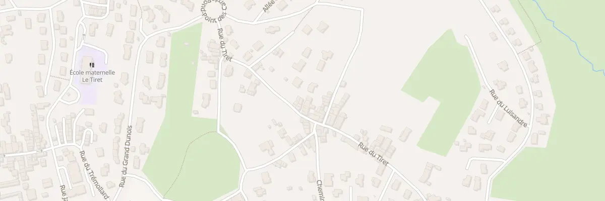 Plan du 129 Rue du Tiret à Ambérieu-en-Bugey