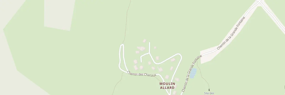 Plan du 415 All des Pres du Moulin à Vassieux-en-Vercors