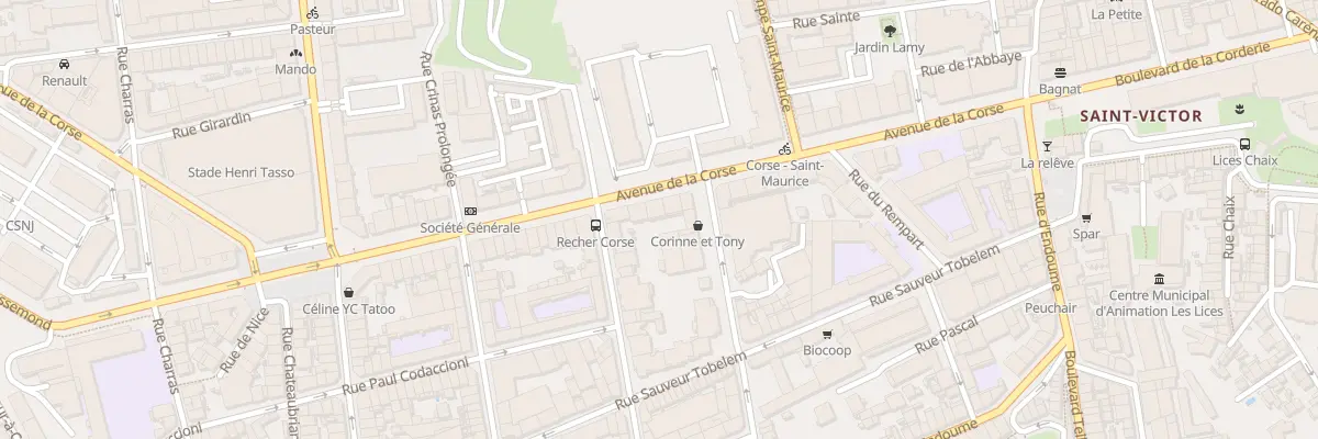 Plan du 41 Av de la Corse à Marseille 7e Arrondissement