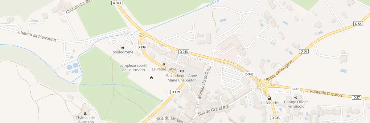 Plan du 5903F Av du Huit Mai 1945 à Lourmarin