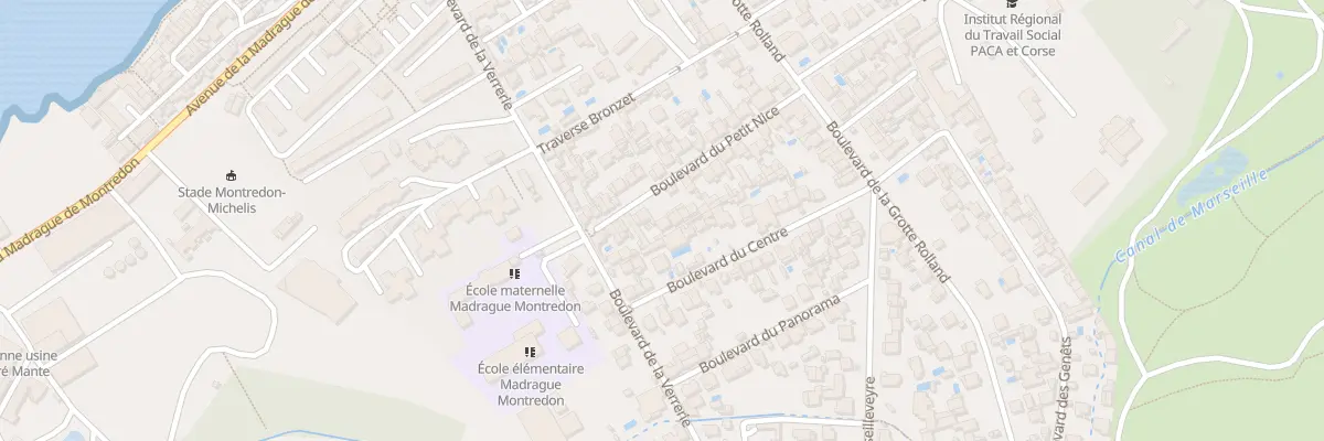 Plan du 29 Bd du Petit Nice à Marseille 8e Arrondissement