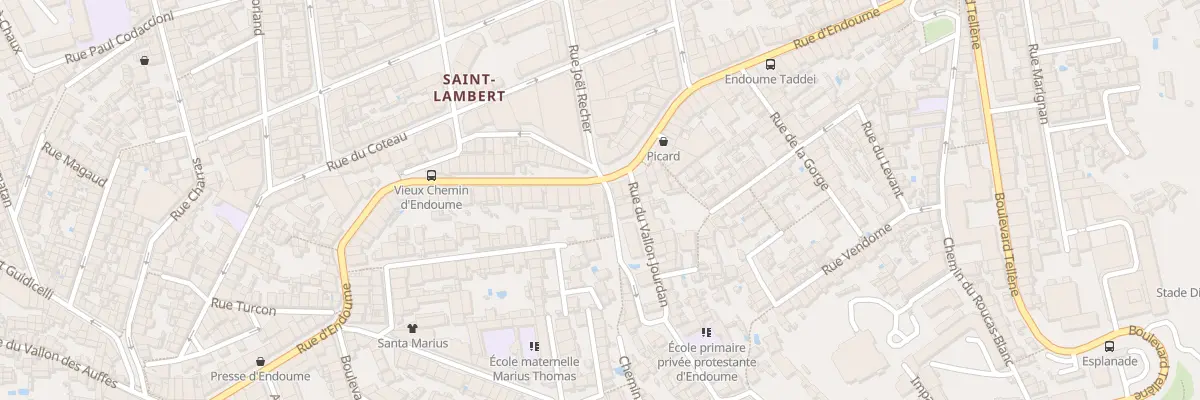 Plan du 133 Rue d’endoume à Marseille 7e Arrondissement