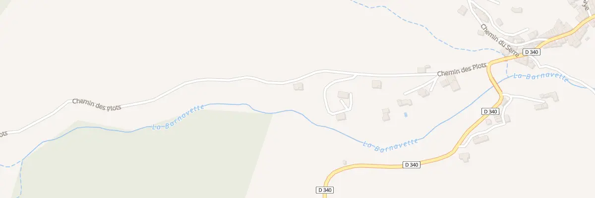 Plan du 323 Che des Plots à Barnave