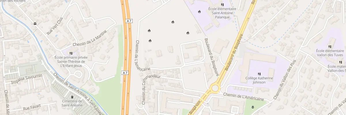 Plan du 44 Che de l’Americaine à Marseille 15e Arrondissement