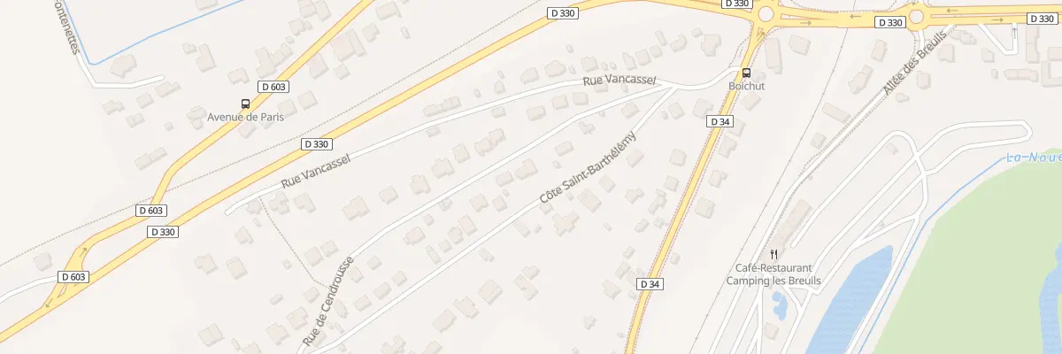 Plan du 7 Rue de Cendrousse à Verdun