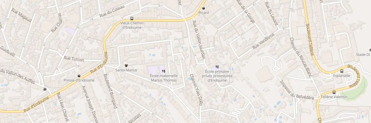 Plan du 10 Che Yves Dollo à Marseille 7e Arrondissement