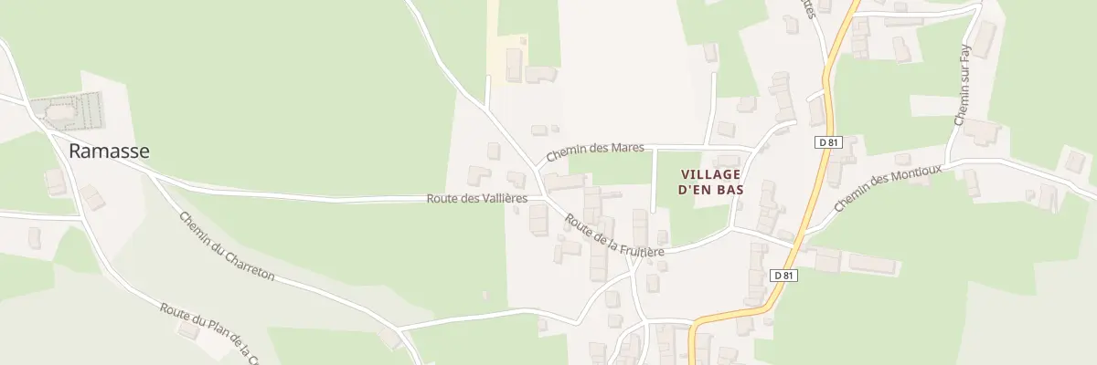Plan du 5155 Village d’En Bas à Ramasse