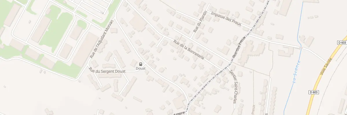 Plan du 14 Rue de la Bonneterie à Thierville-sur-Meuse