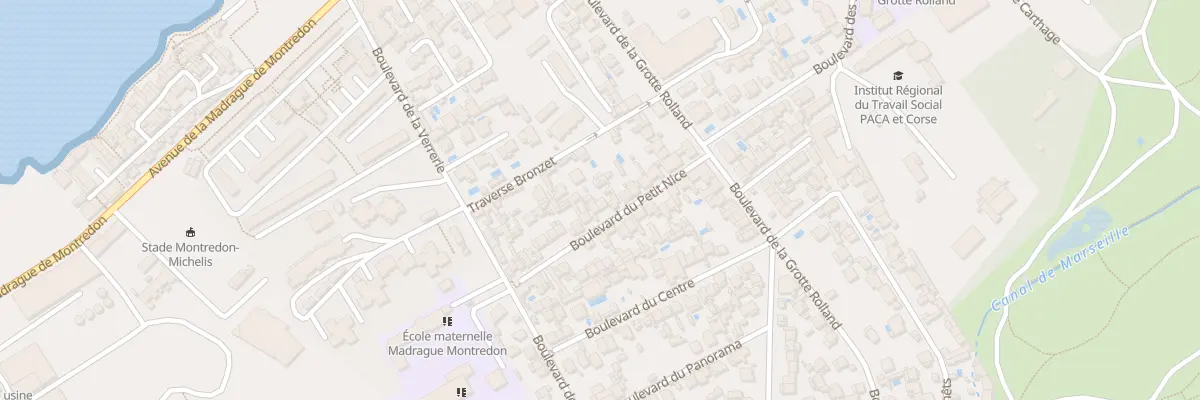 Plan du 14 Bd du Petit Nice à Marseille 8e Arrondissement