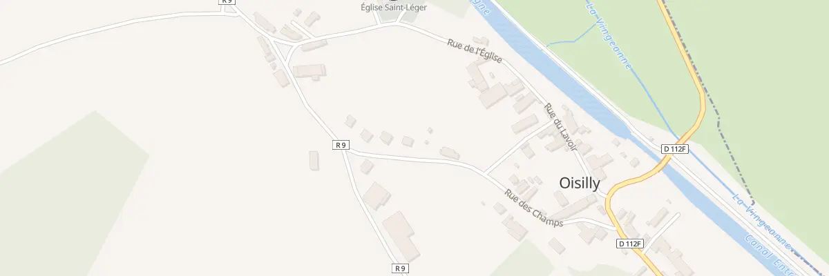Plan du 14 Rue des Champs à Oisilly
