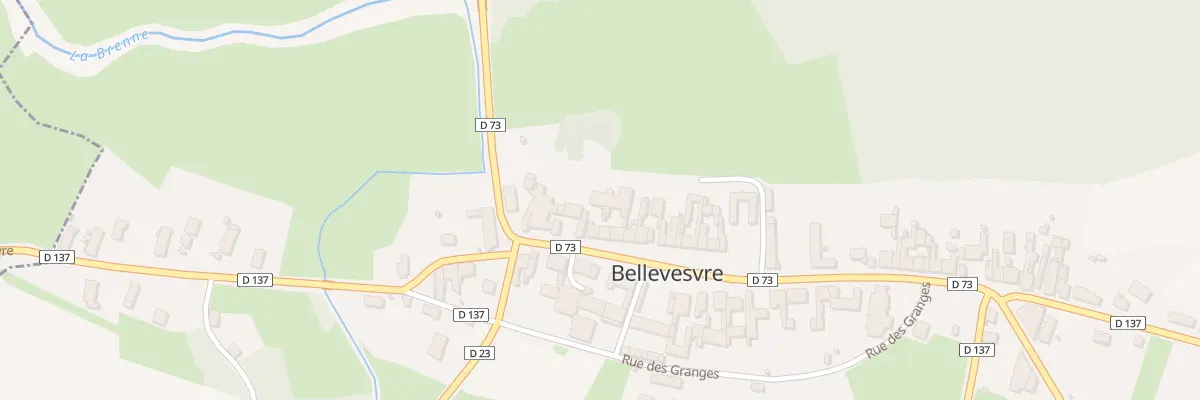 Plan du 11 Grande Rue à Bellevesvre