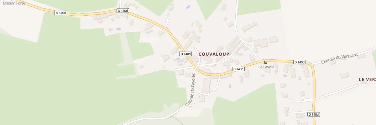 Plan du 5190 Couvaloup à Soleymieu