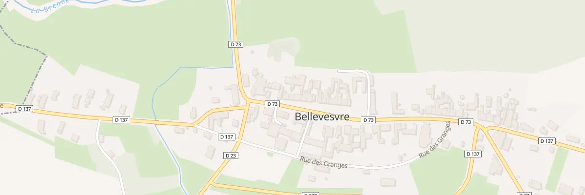 Plan du 13 Grande Rue à Bellevesvre