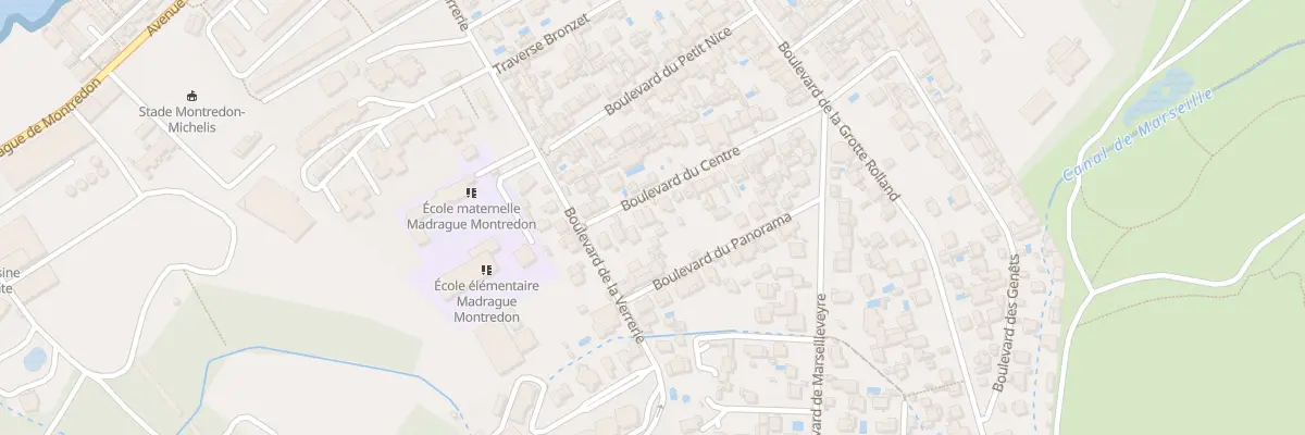 Plan du 27 Bd du Centre à Marseille 8e Arrondissement