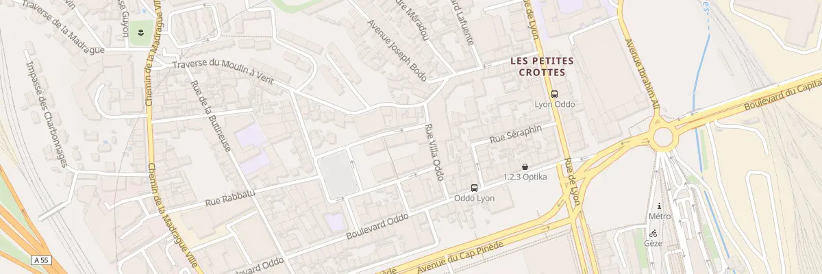 Plan du 17 Rue villa oddo à Marseille 15e Arrondissement