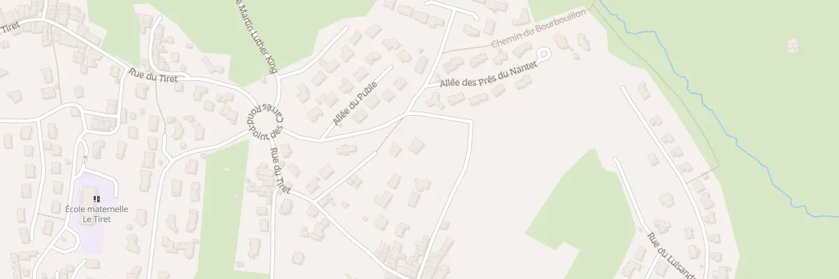 Plan du 115B Rue du Tiret à Ambérieu-en-Bugey