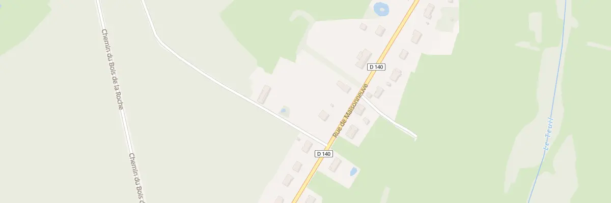 Plan du 482 Rue de Maisonneuve à Saillenard