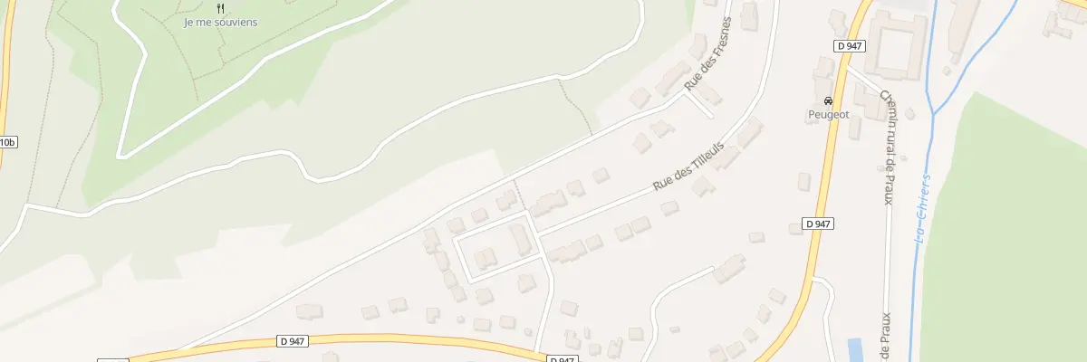 Plan du 40 Rue des Tilleuls à Montmédy