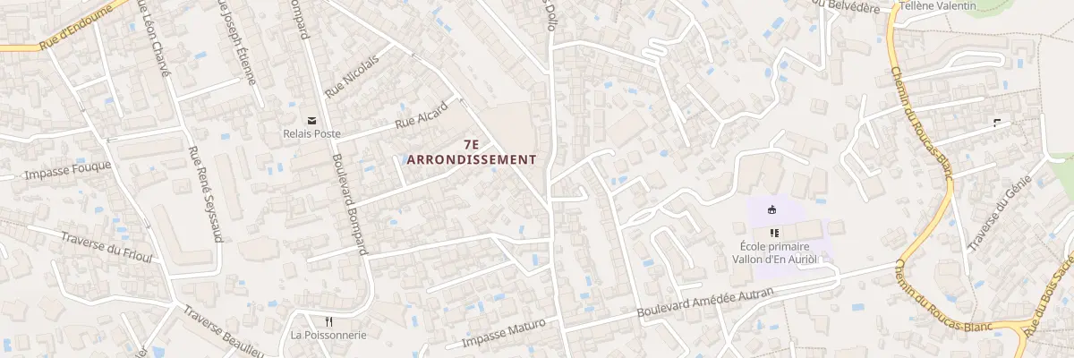 Plan du 28 Che du Vallon de l’Oriol à Marseille 7e Arrondissement