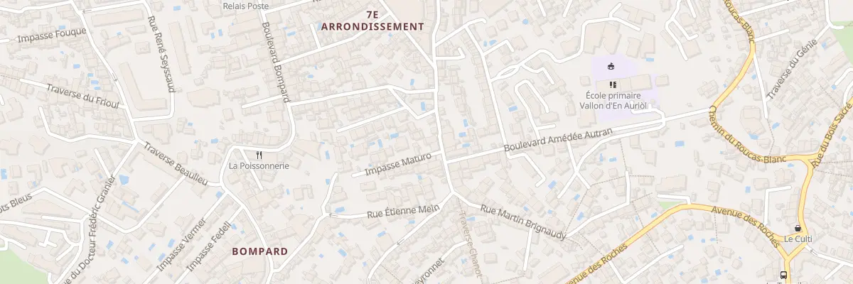 Plan du 52 Che du Vallon de l’Oriol à Marseille 7e Arrondissement