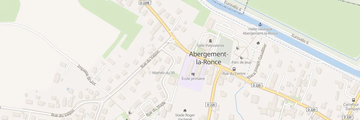 Plan du 10 Rue de Samerey à Abergement-la-Ronce