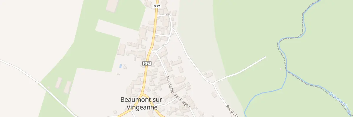 Plan du 22 Rue de l’Ancien Donjon à Beaumont-sur-Vingeanne