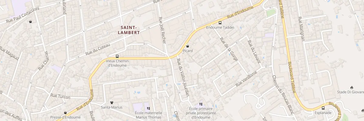 Plan du 129 Rue d’endoume à Marseille 7e Arrondissement