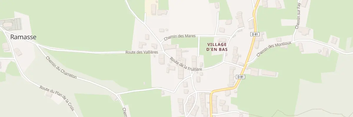 Plan du 5045 Village d’En Bas à Ramasse